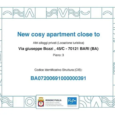Apartment New Cosy Near To Petruzzelli Theatre *