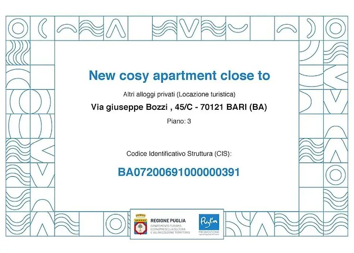 Apartamento New Cosy Near To Petruzzelli Theatre *